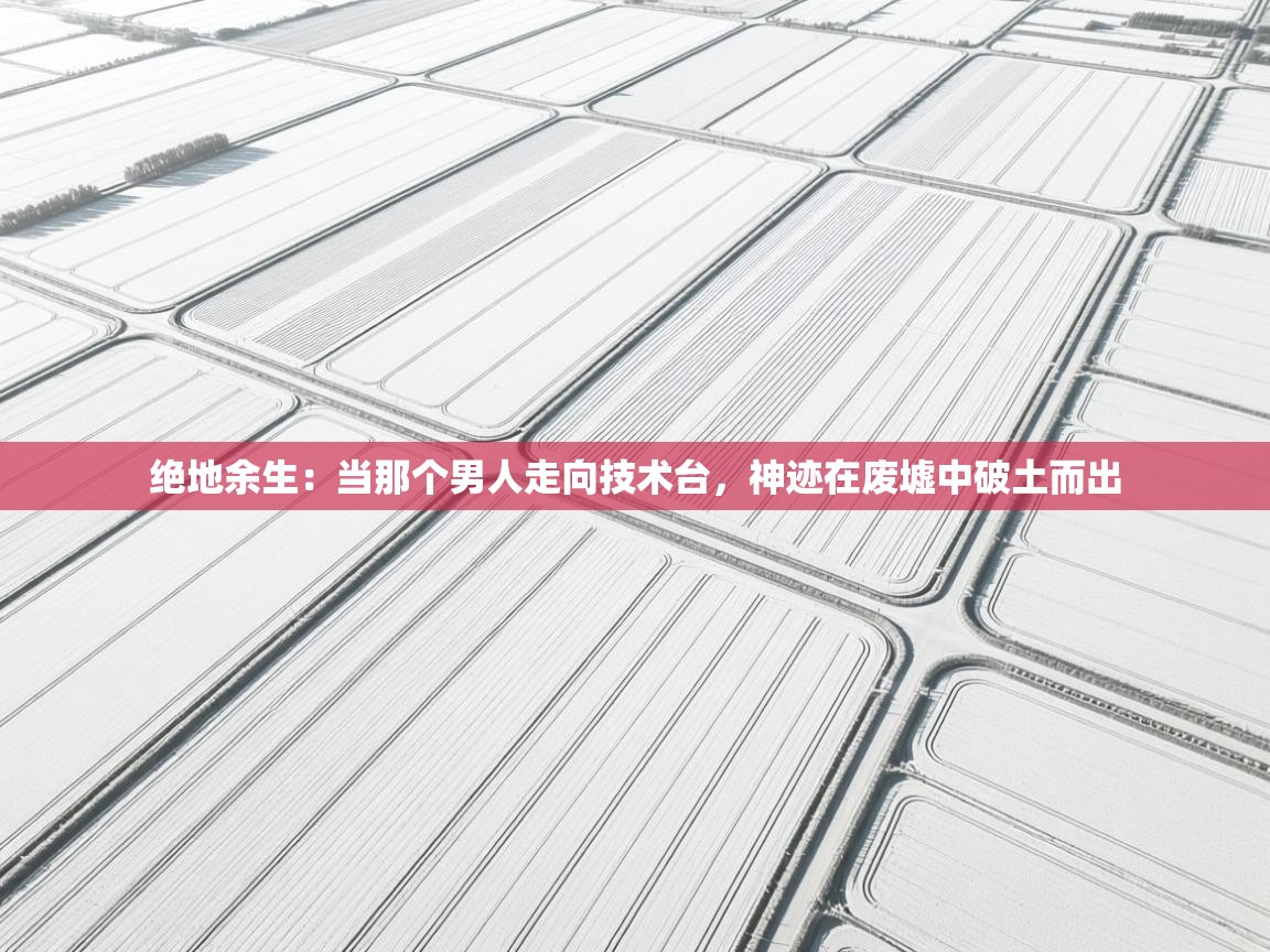 绝地余生:当那个男人走向技术台,神迹在废墟中破土而出 第1张
